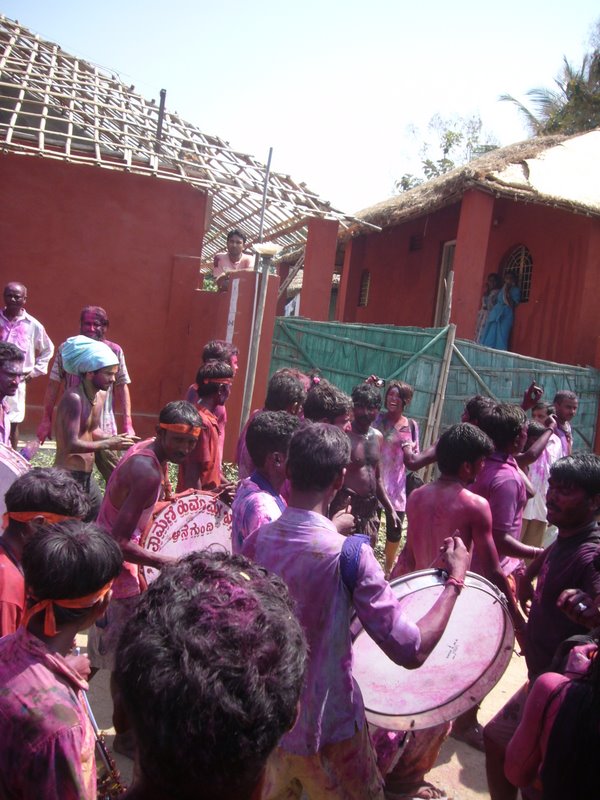 India 2010 - Hampi - Virupapur Gaddi - Holi Festival